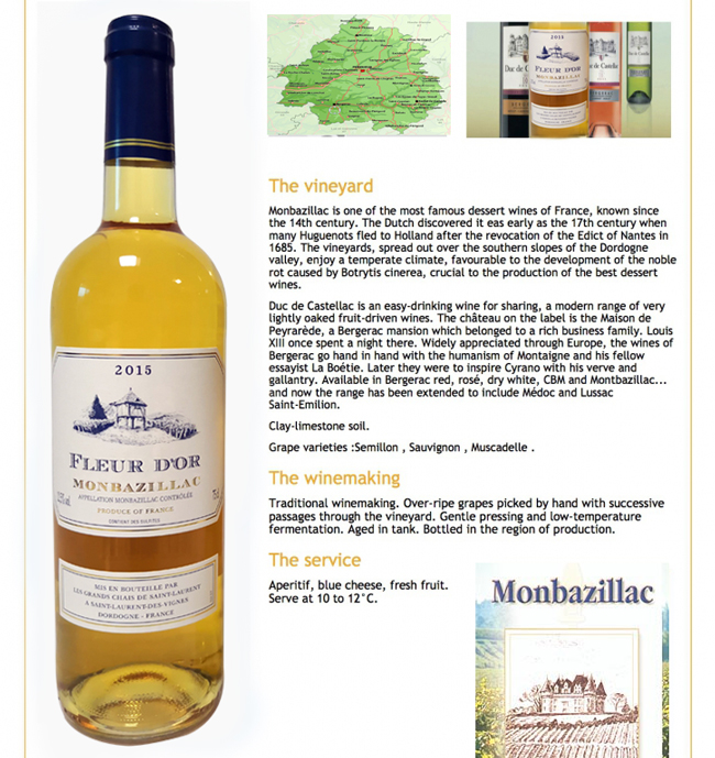 Monbazillac FLEUR D’OR