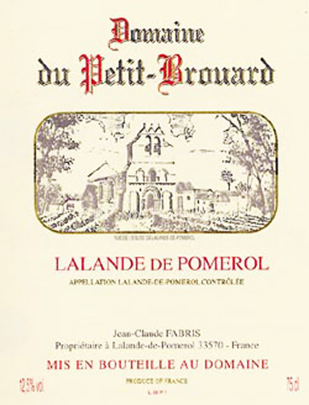  Lalande de Pomerol小布鲁德 拉朗德