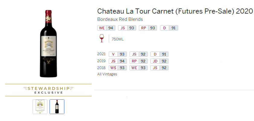 Chateau La Tour Carnet 