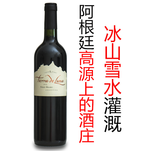 月光之地根廷红酒优克谷西拉马尔贝克干红Tierra de  luna